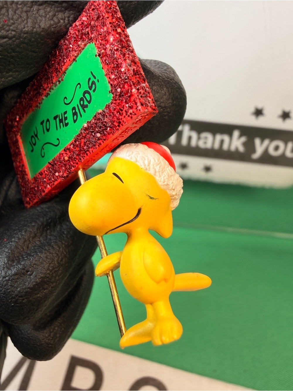 2003 Hallmark Keepsake Miniature Ornament Peanuts Woodstock "Joy to the Birds"